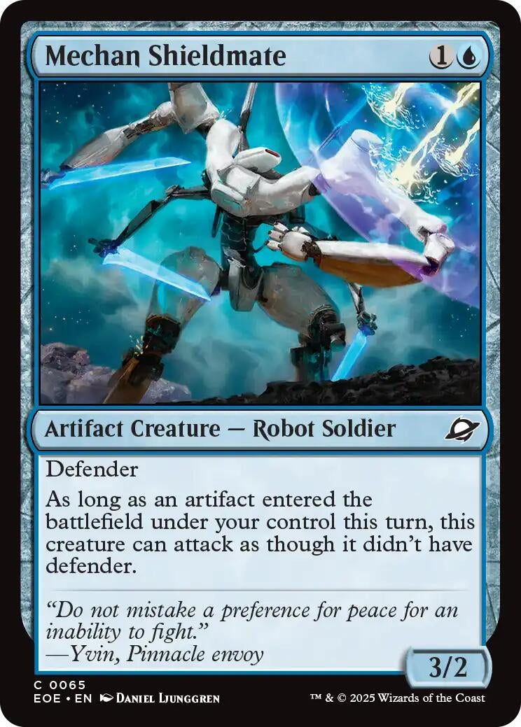 Image for Mechan Shieldmate (65) (Edge of Eternities) - Magic: The Gathering