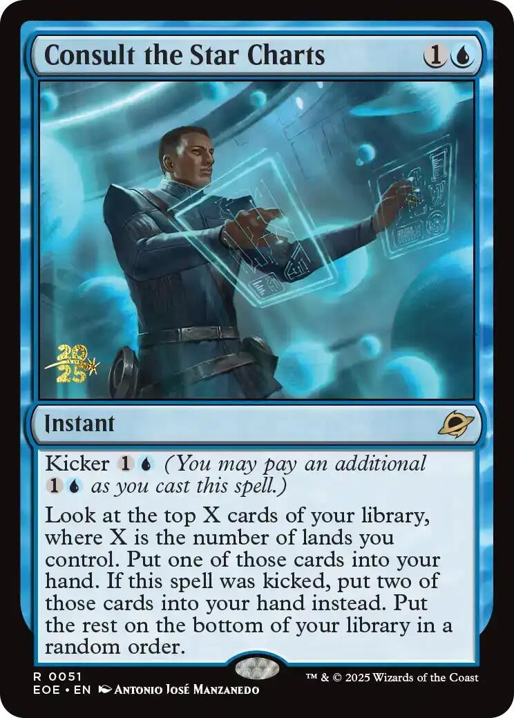 Image for Consult the Star Charts (51) (Prerelease Cards) - Magic: The Gathering