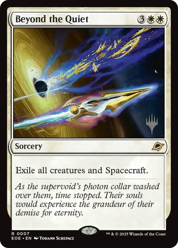 Image for Beyond the Quiet (7) (Promo Pack: Edge of Eternities) - Magic: The Gathering