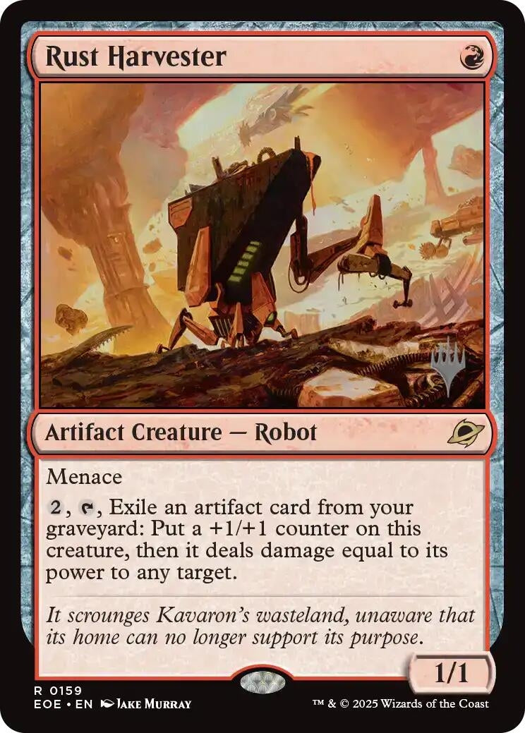 Image for Rust Harvester (159) (Promo Pack: Edge of Eternities) - Magic: The Gathering