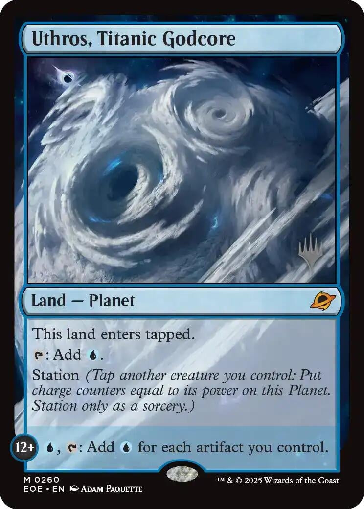 Image for Uthros, Titanic Godcore (260) (Promo Pack: Edge of Eternities) - Magic: The Gathering