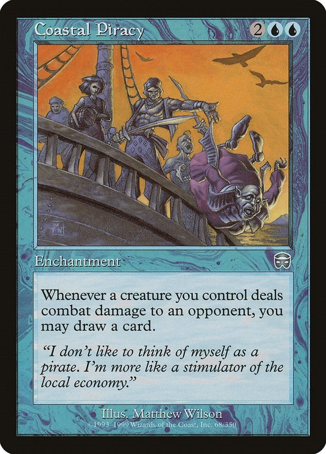 Image for Coastal Piracy (68) (Mercadian Masques) - Magic: The Gathering