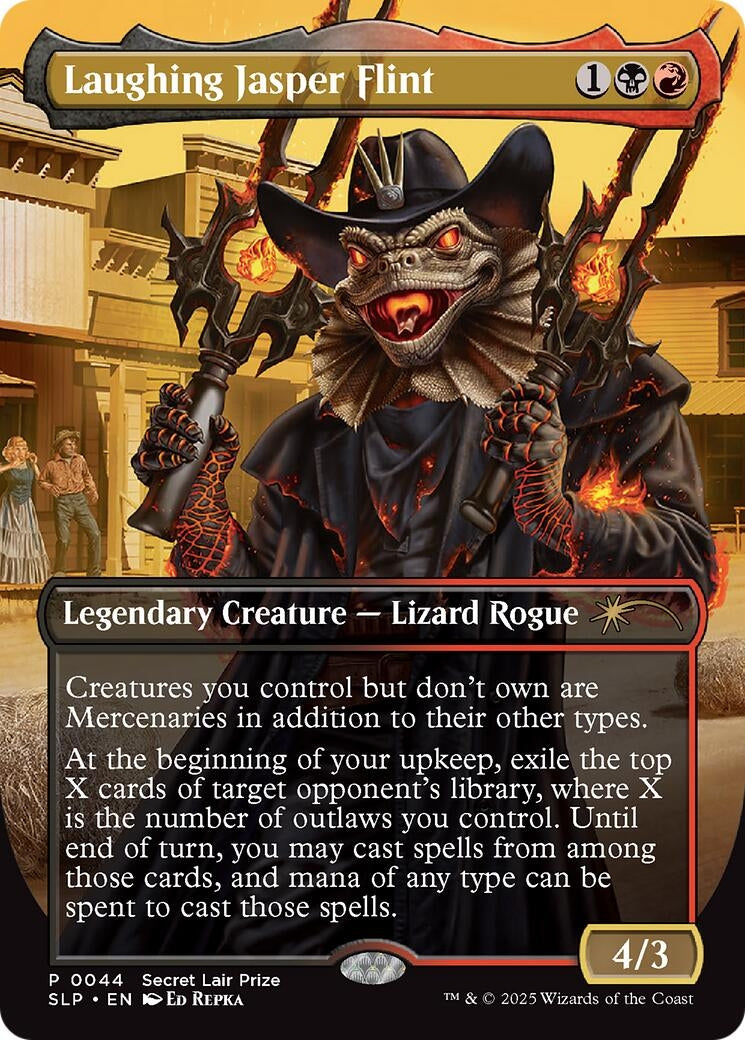Image for Laughing Jasper Flint (44) (Secret Lair Showdown) - Magic: The Gathering
