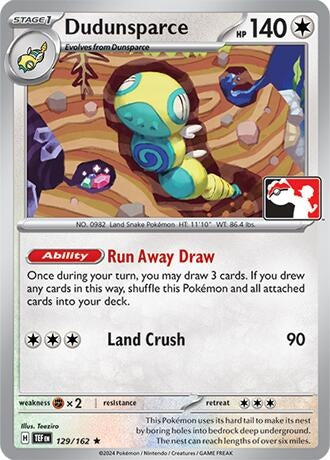 Image for Dudunsparce (129/162) (Prize Pack Series Cards) - Pokemon