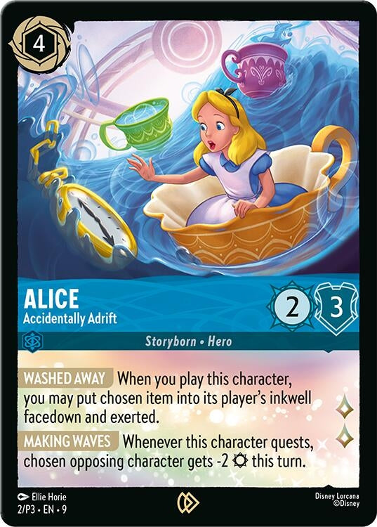 Image for Alice - Accidentally Adrift (2) (Disney Lorcana Promo Cards) - Disney Lorcana