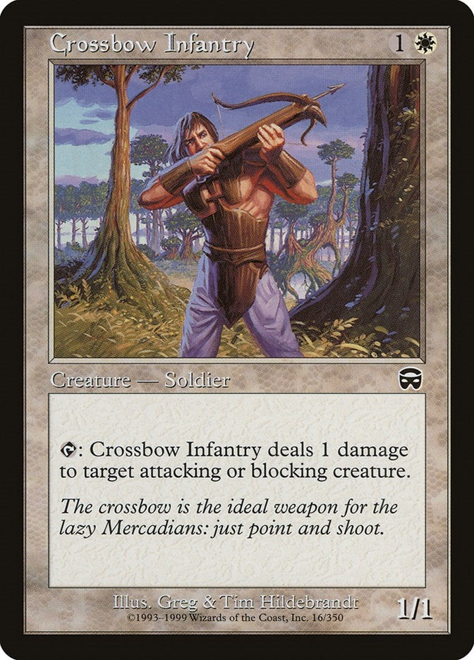 Image for Crossbow Infantry (16) (Mercadian Masques) - Magic: The Gathering