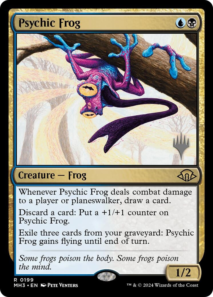 Image for Psychic Frog (199) (Promo Pack: Edge of Eternities) - Magic: The Gathering