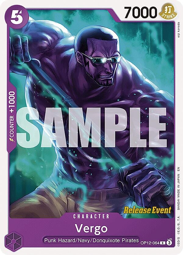 Image for Vergo (OP12-064) (Legacy of the Master Release Event Cards) - One Piece Card Game