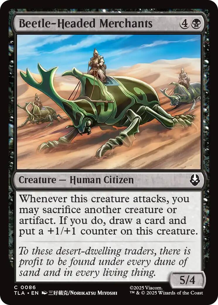 Image for Beetle-Headed Merchants (86) (Avatar: The Last Airbender) - Magic: The Gathering