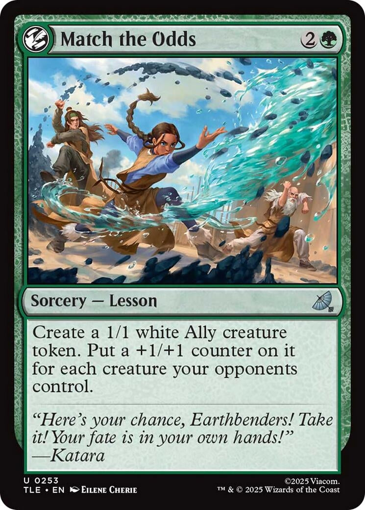 Image for Match the Odds (253) (Avatar: The Last Airbender: Eternal-Legal) - Magic: The Gathering