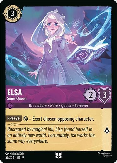 Image for Elsa - Snow Queen (53/204) (Fabled) - Disney Lorcana