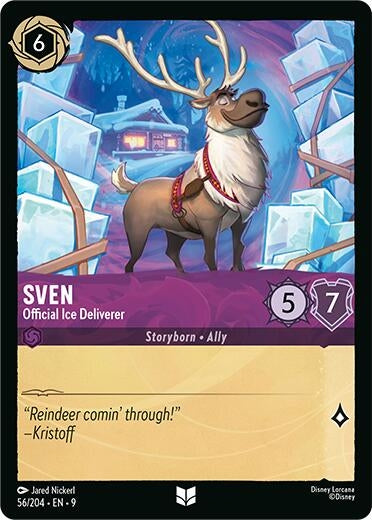 Image for Sven - Official Ice Deliverer (56/204) (Fabled) - Disney Lorcana