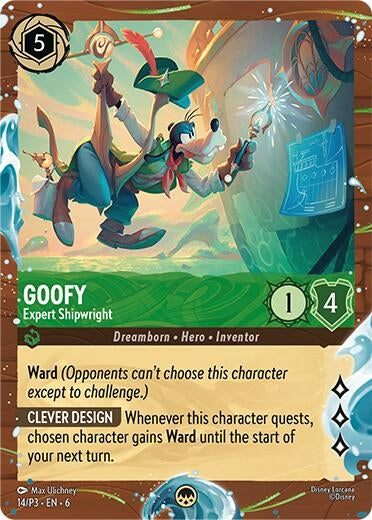 Image for Goofy - Expert Shipwright (Disney Cruise Promo) (14) (Disney Lorcana Promo Cards) - Disney Lorcana