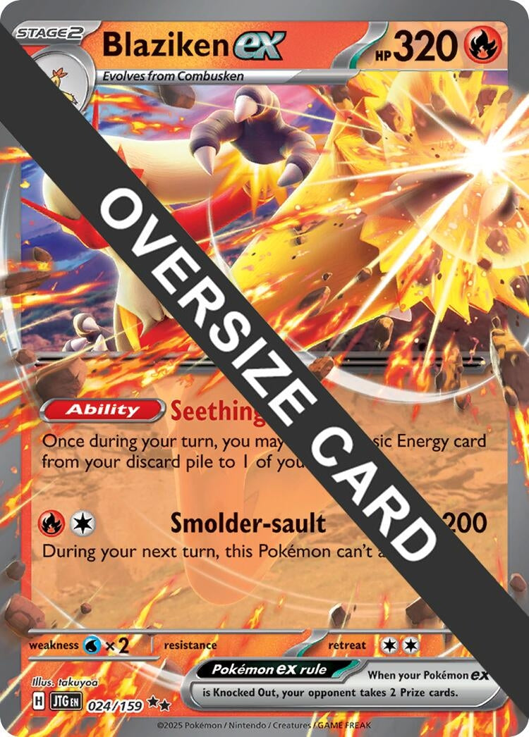 Image for Blaziken ex (024/159) (Jumbo Cards) - Pokemon