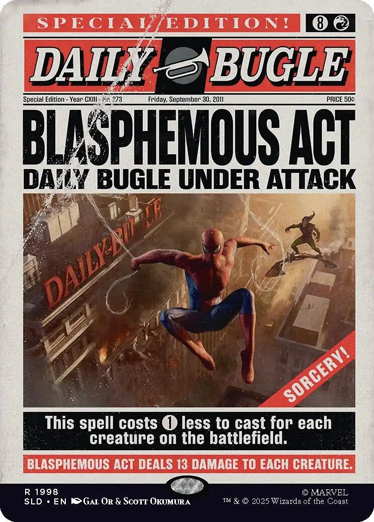 Image for Blasphemous Act (1998) (1998) (Secret Lair Drop Series) - Magic: The Gathering