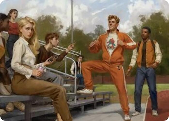 Image for Flash Thompson, Spider-Fan Art Card (1) (Art Series: Marvel's Spider-Man) - Magic: The Gathering