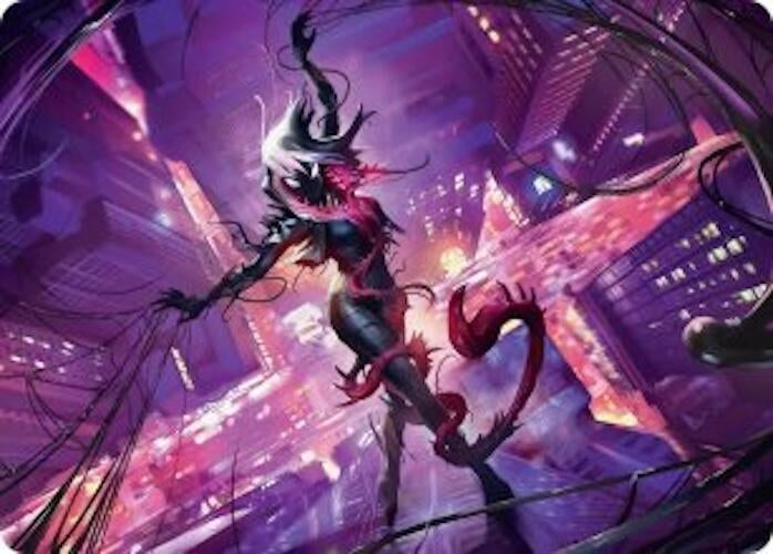 Image for Gwenom, Remorseless Art Card (8) (Art Series: Marvel's Spider-Man) - Magic: The Gathering