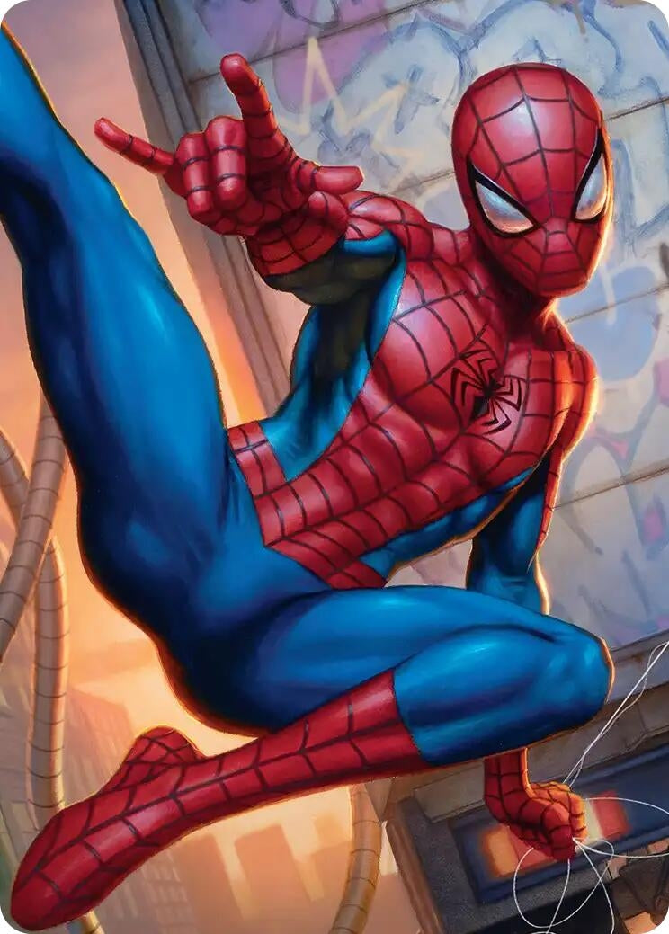 Image for Sensational Spider-Man Art Card (Art Series: Marvel's Spider-Man) - Magic: The Gathering