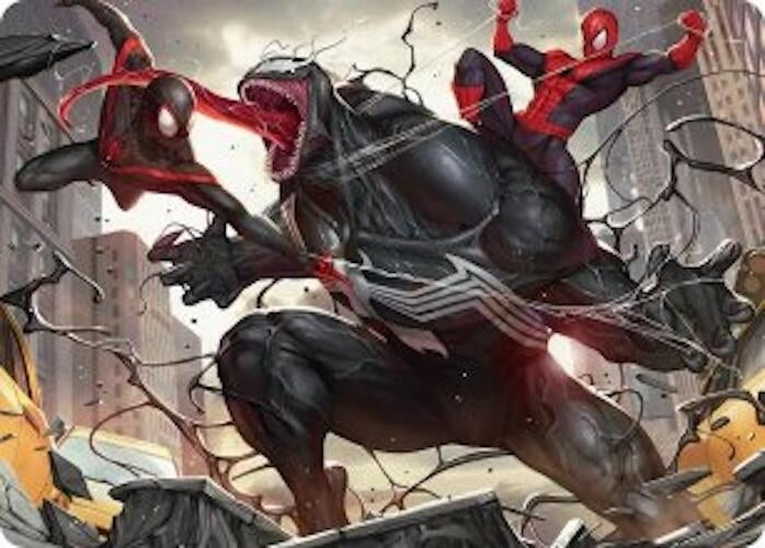 Image for Terrific Team-Up Art Card (23) (Art Series: Marvel's Spider-Man) - Magic: The Gathering