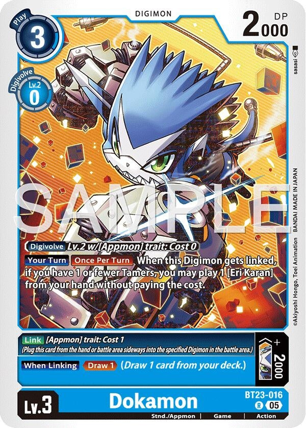 Image for Dokamon (BT23-016 R) (Hackers' Slumber) - Digimon Card Game