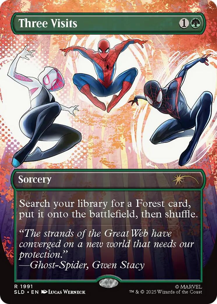 Image for Three Visits (1991) (Secret Lair Drop Series) - Magic: The Gathering