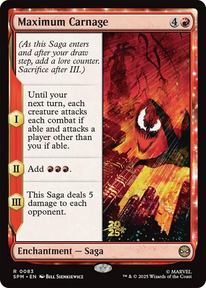 Image for Maximum Carnage (83) (Prerelease Cards) - Magic: The Gathering