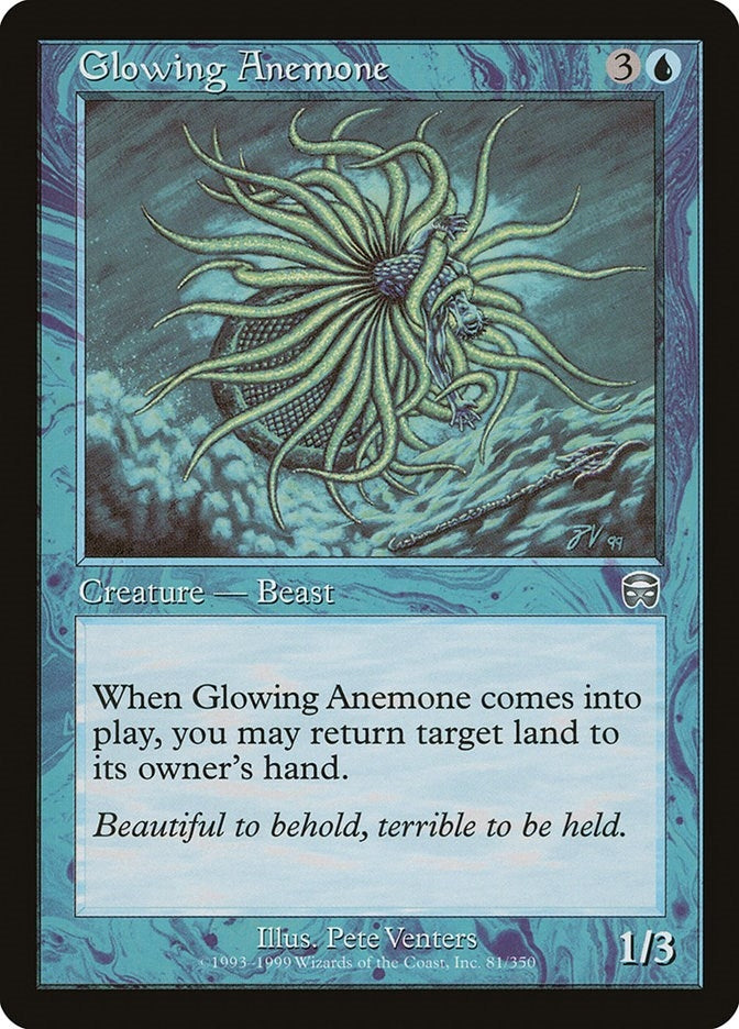Image for Glowing Anemone (81) (Mercadian Masques) - Magic: The Gathering