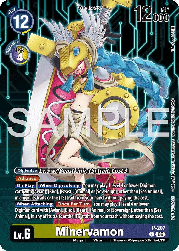 Image for Minervamon (Hacker's Slumber Box Promotion Pack) (P-207 P) (Digimon Promotion Cards) - Digimon Card Game