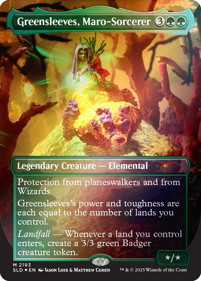 Image for Greensleeves, Maro-Sorcerer (Rainbow Foil) (2193) (Secret Lair Drop Series) - Magic: The Gathering