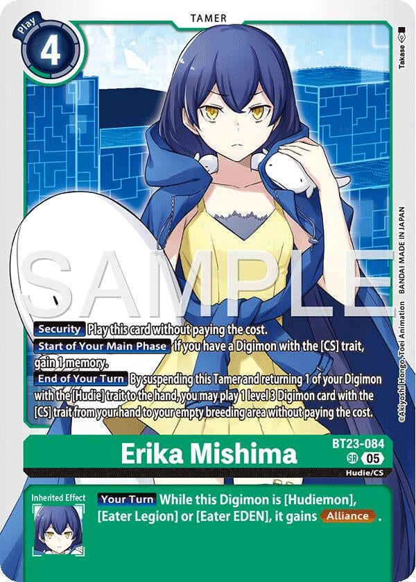 Image for Erika Mishima (BT23-084 SR) (Hackers' Slumber) - Digimon Card Game