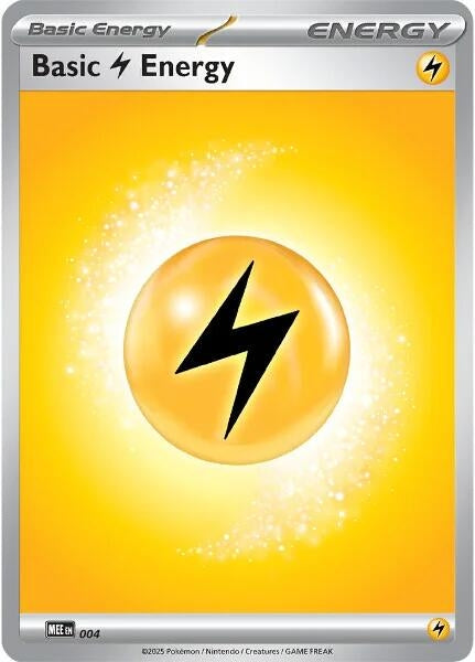 Image for Basic Lightning Energy - 004 (4) (MEE: Mega Evolution Energies) - Pokemon