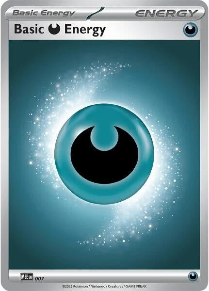 Image for Basic Darkness Energy - 007 (7) (MEE: Mega Evolution Energies) - Pokemon