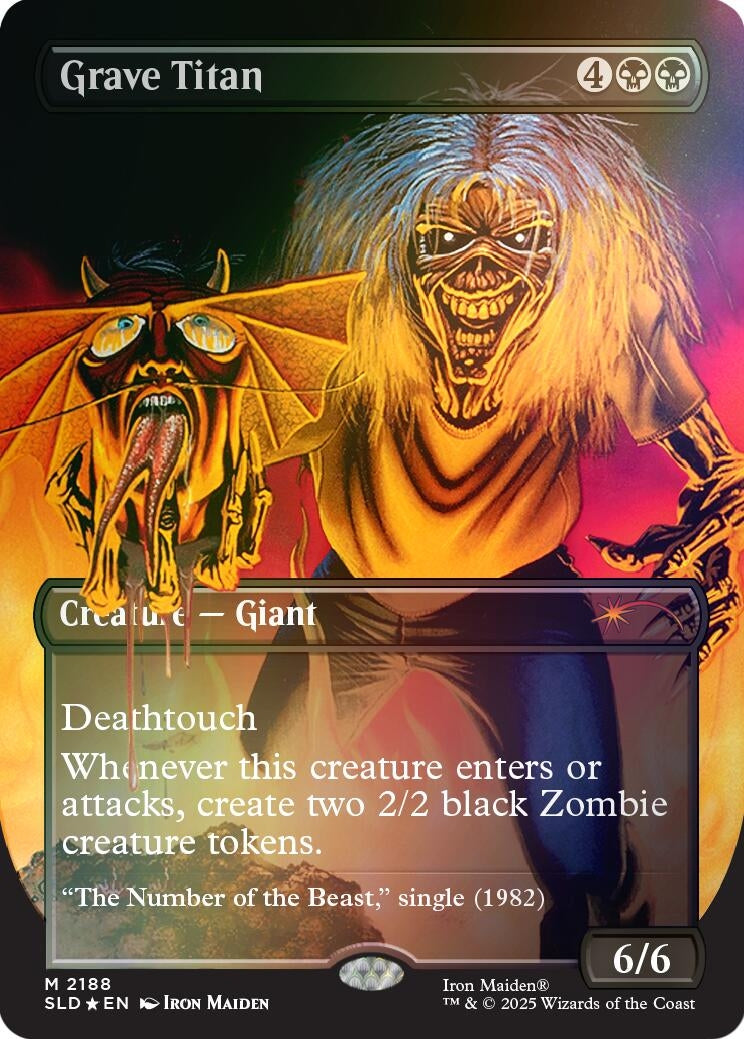 Image for Grave Titan (2188) (Rainbow Foil) (2188) (Secret Lair Drop Series) - Magic: The Gathering