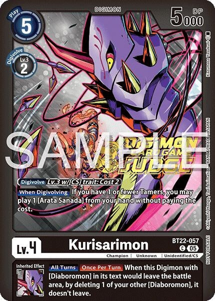 Image for Kurisarimon (Judge Pack 2025 Wave 2) (BT22-057 C) (Cyber Eden) - Digimon Card Game