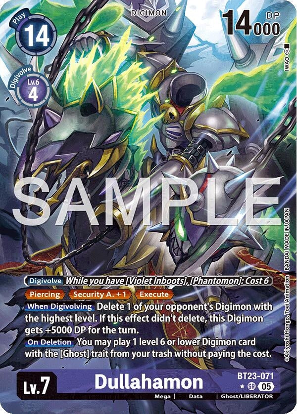 Image for Dullahamon (Alternate Art) (BT23-071 SR) (Hackers' Slumber) - Digimon Card Game