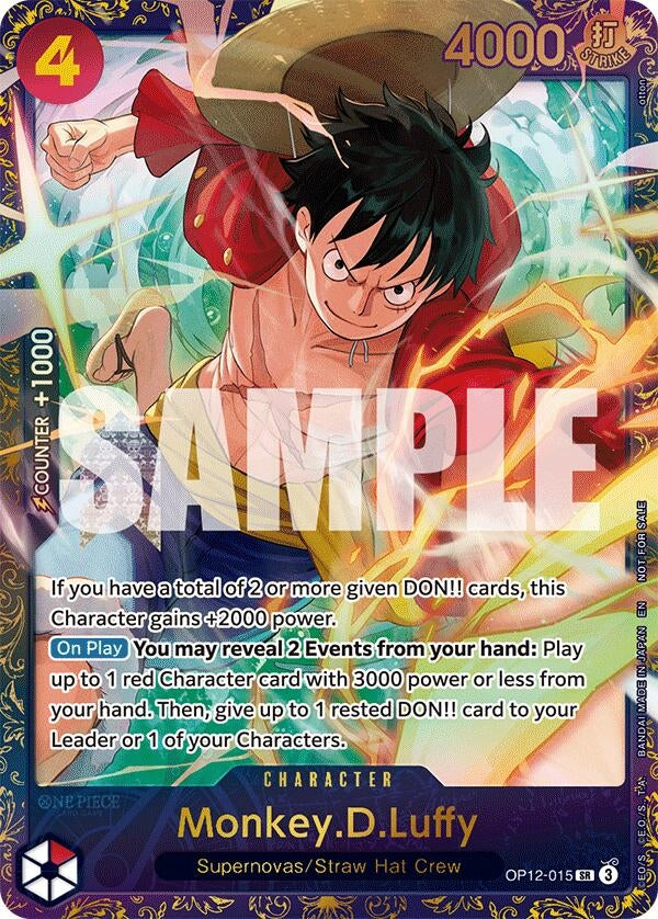 Image for Monkey.D.Luffy (Treasure Cup 2025) (OP12-015) (One Piece Promotion Cards) - One Piece Card Game