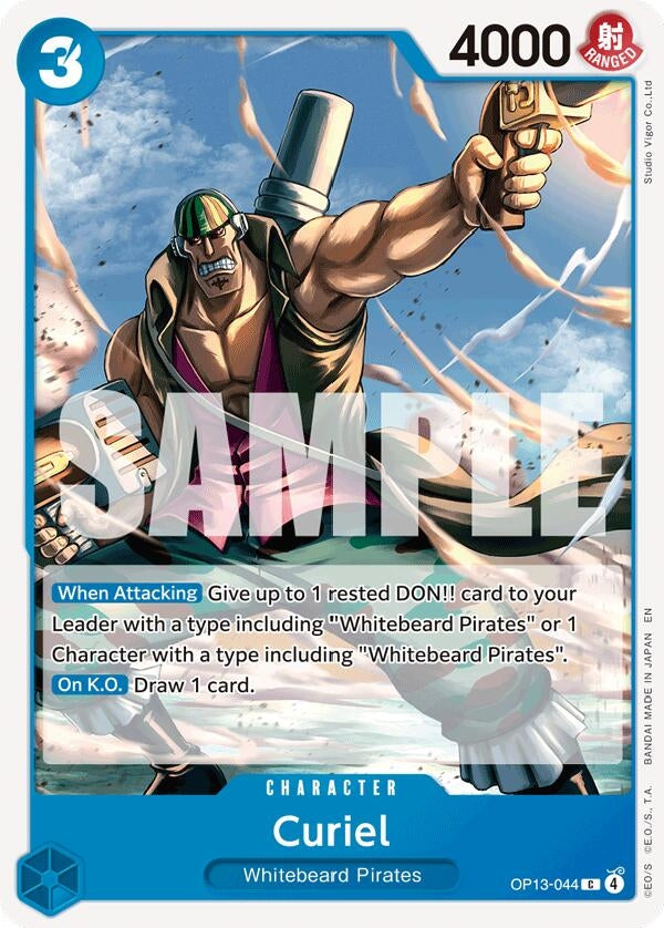 Image for Curiel (OP13-044) (Carrying On His Will) - One Piece Card Game
