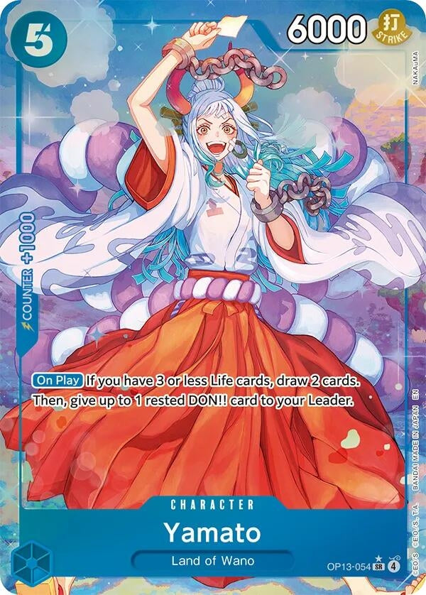 Image for Yamato (Alternate Art) (OP13-054) (Carrying On His Will) - One Piece Card Game