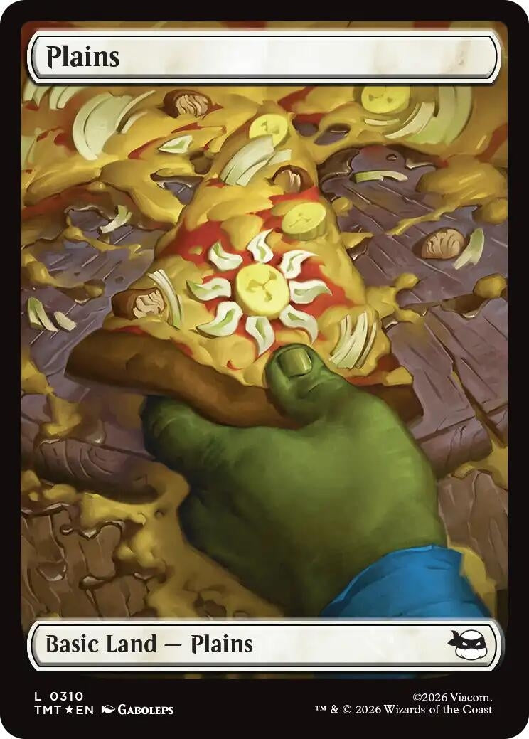 Image for Plains (0310) (310) (Teenage Mutant Ninja Turtles) - Magic: The Gathering