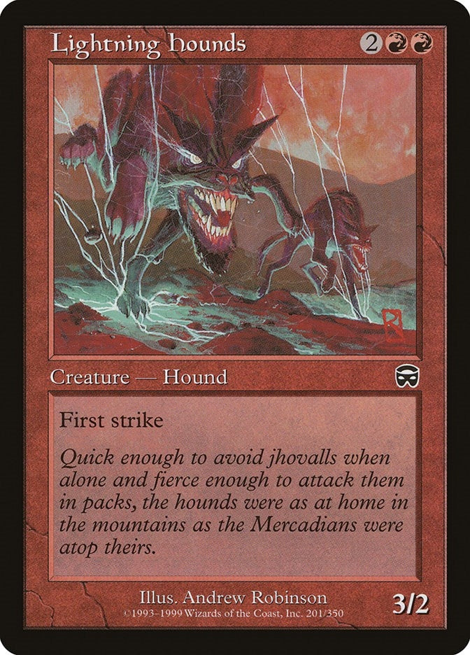 Image for Lightning Hounds (201) (Mercadian Masques) - Magic: The Gathering