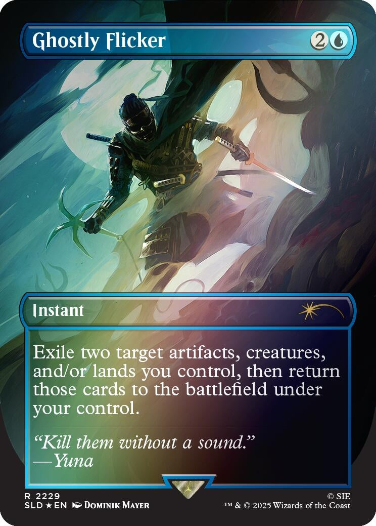 Image for Ghostly Flicker (Rainbow Foil) (2229) (Secret Lair Drop Series) - Magic: The Gathering