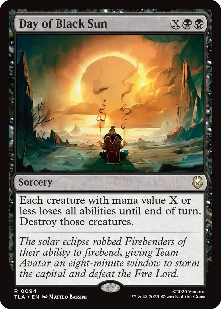 Image for Day of Black Sun (94) (Avatar: The Last Airbender) - Magic: The Gathering