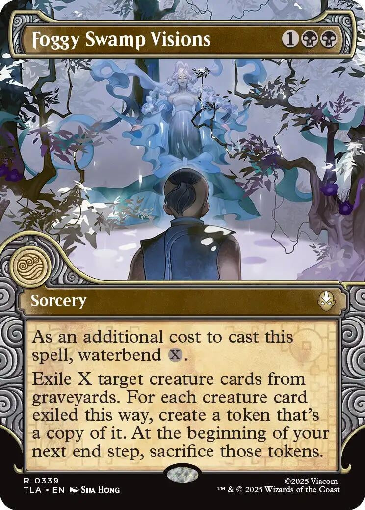 Image for Foggy Swamp Visions (Showcase) (339) (Avatar: The Last Airbender) - Magic: The Gathering