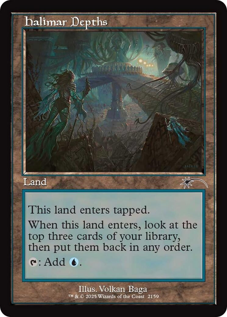 Image for Halimar Depths (Retro Frame) (2159) (Secret Lair Drop Series) - Magic: The Gathering