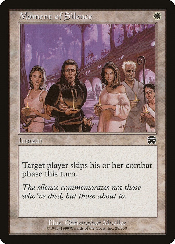 Image for Moment of Silence (28) (Mercadian Masques) - Magic: The Gathering