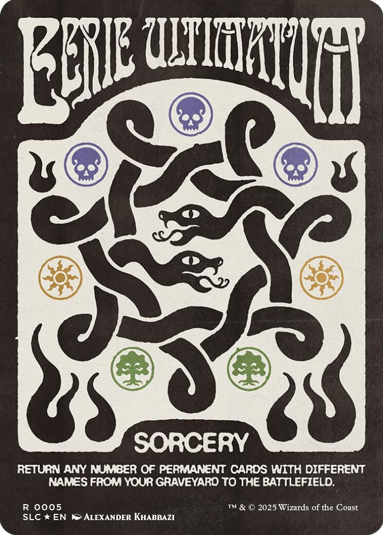 Image for Eerie Ultimatum (Halo Foil) (32) (Secret Lair Countdown Kit) - Magic: The Gathering