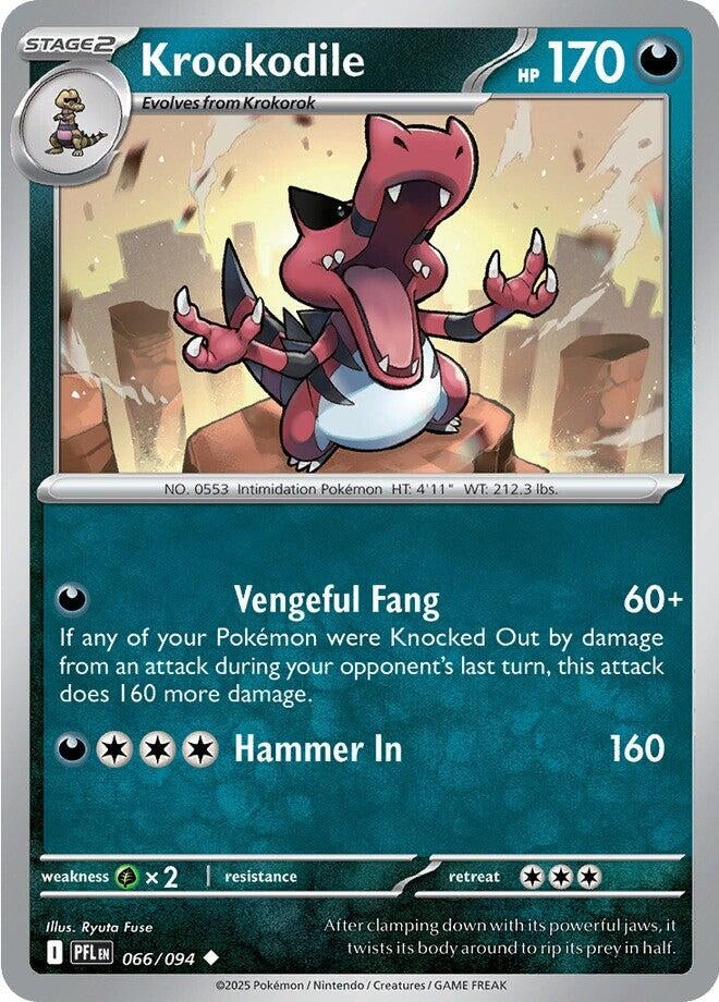 Krookodile (066/094) (ME02: Phantasmal Flames)