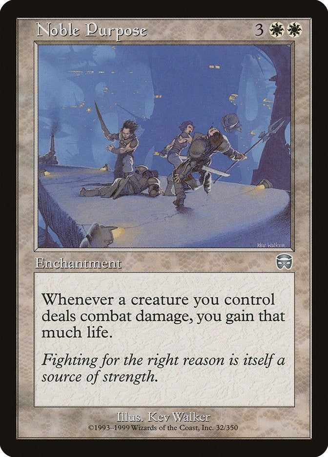 Image for Noble Purpose (32) (Mercadian Masques) - Magic: The Gathering
