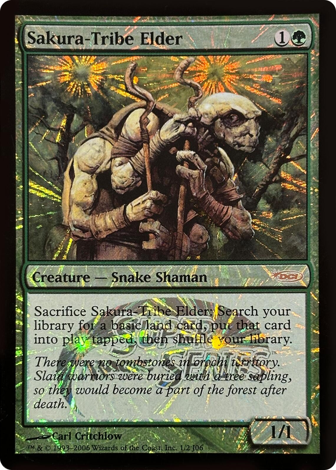 Image for Sakura-Tribe Elder (Super Series) (1) (Junior Series Promos) - Magic: The Gathering