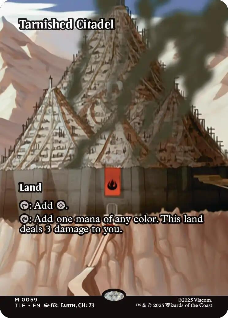 Image for Tarnished Citadel (Borderless) (59) (Avatar: The Last Airbender: Eternal-Legal) - Magic: The Gathering